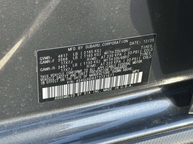 2026 Subaru CROSSTREK Premium