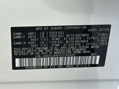 2026 Subaru FORESTER Sport Onyx Edition