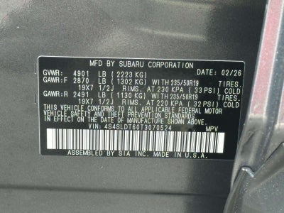 2026 Subaru FORESTER Touring