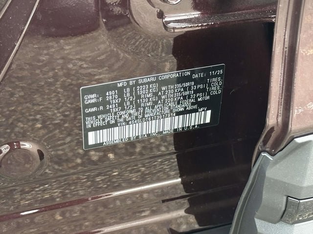 2026 Subaru FORESTER Touring