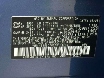 2026 Subaru FORESTER Touring