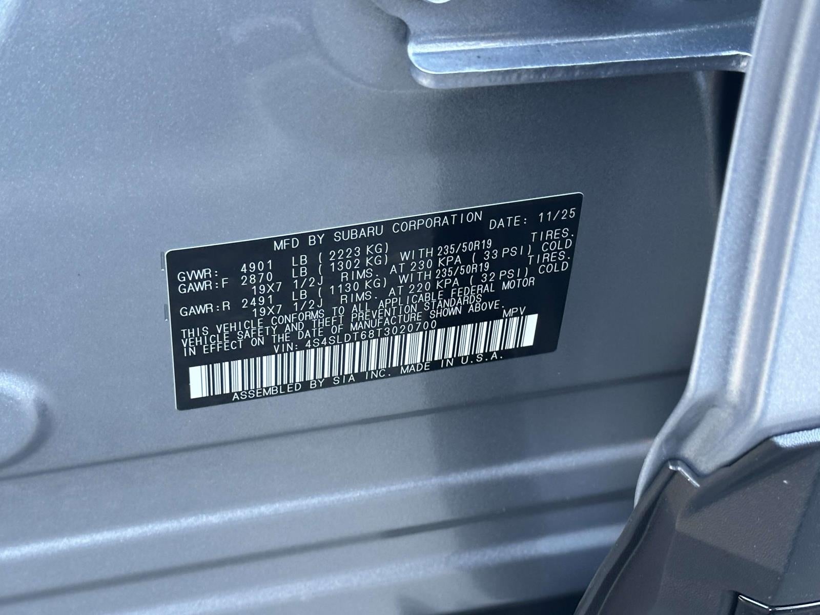 2026 Subaru FORESTER Touring