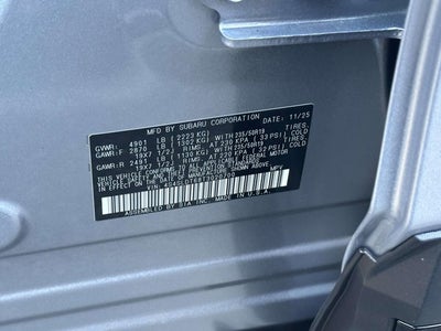 2026 Subaru FORESTER Touring