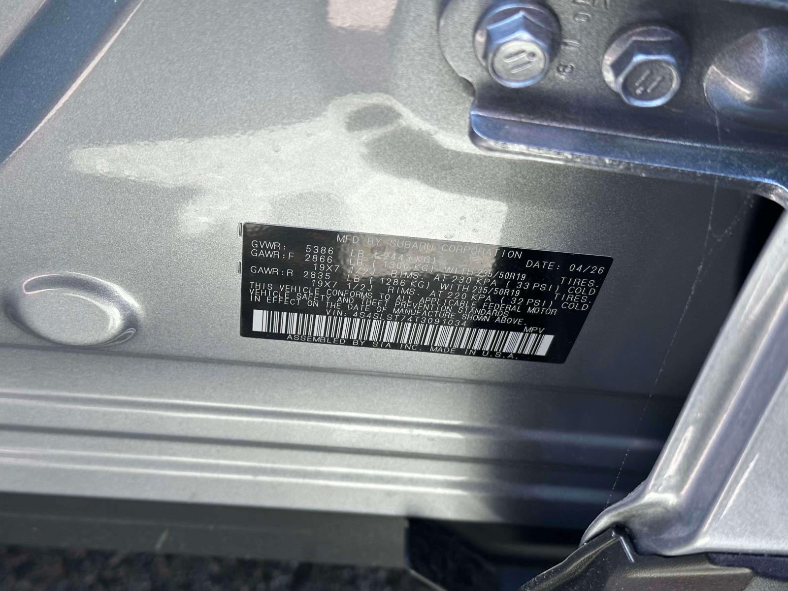 2026 Subaru FORESTER Touring Hybrid