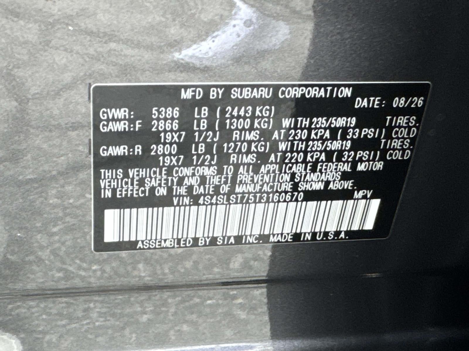 2026 Subaru FORESTER Touring Hybrid