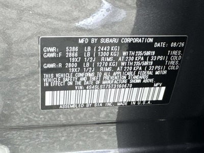 2026 Subaru FORESTER Touring Hybrid
