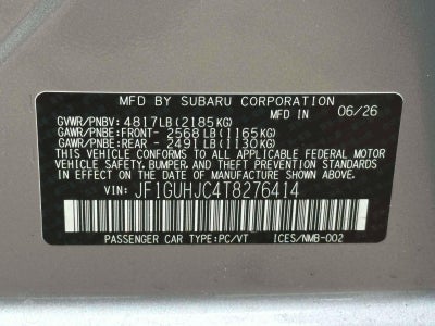 2026 Subaru IMPREZA RS
