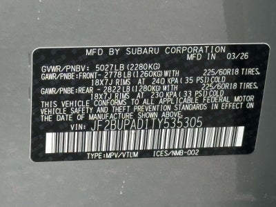 2026 Subaru OUTBACK Premium