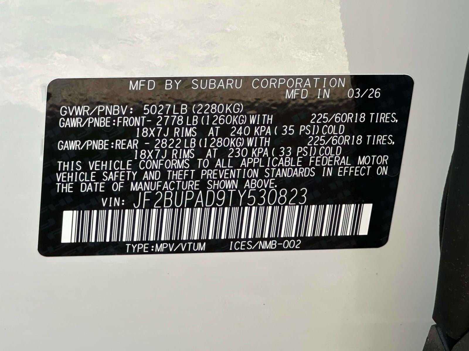 2026 Subaru OUTBACK Premium