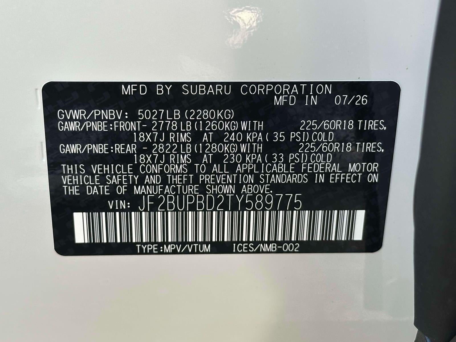 2026 Subaru OUTBACK Premium