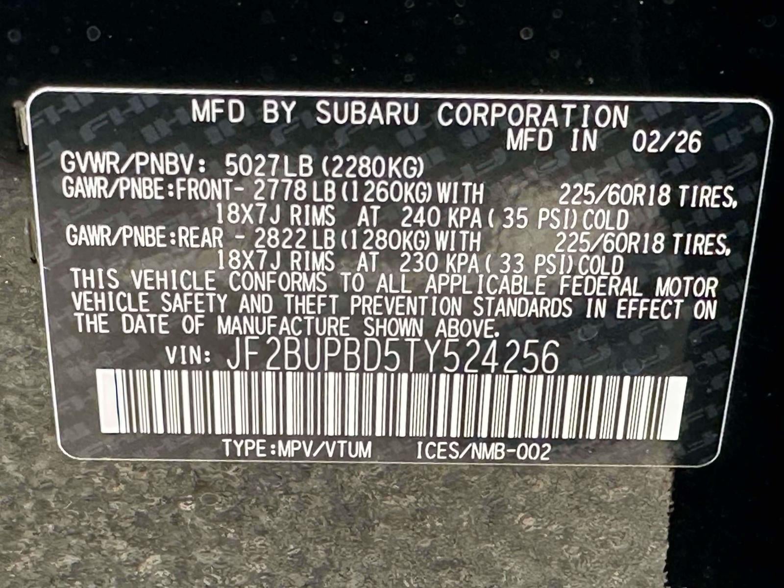 2026 Subaru OUTBACK Premium