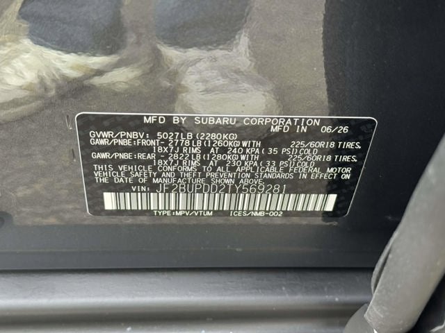 2026 Subaru OUTBACK Limited