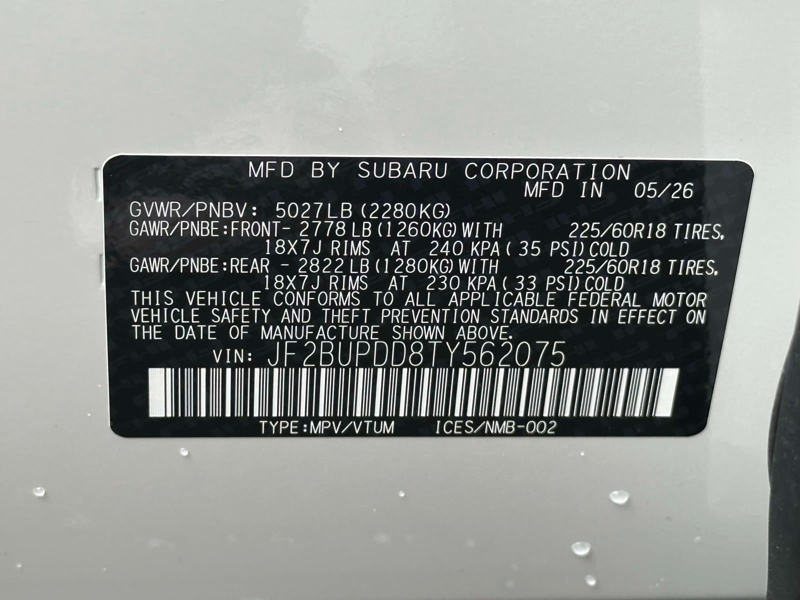 2026 Subaru OUTBACK Limited