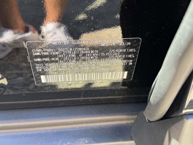 2026 Subaru OUTBACK Touring