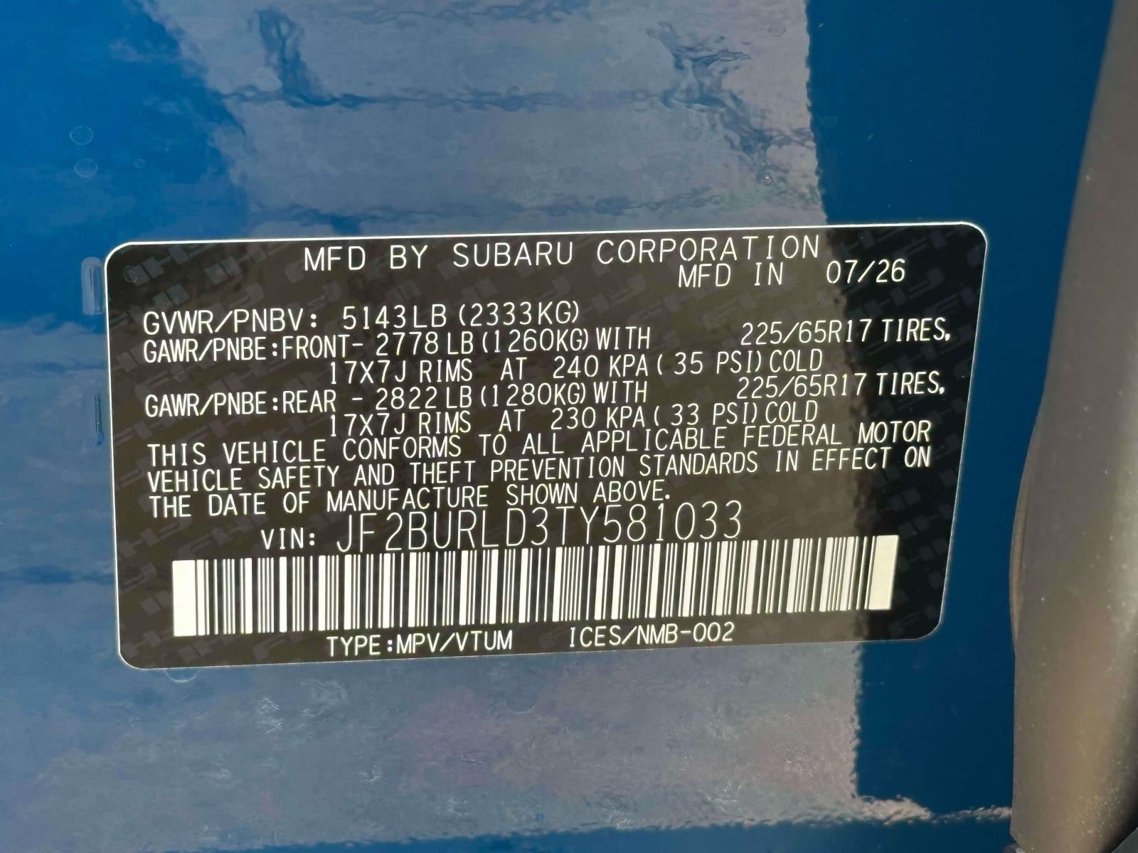 2026 Subaru OUTBACK Wilderness