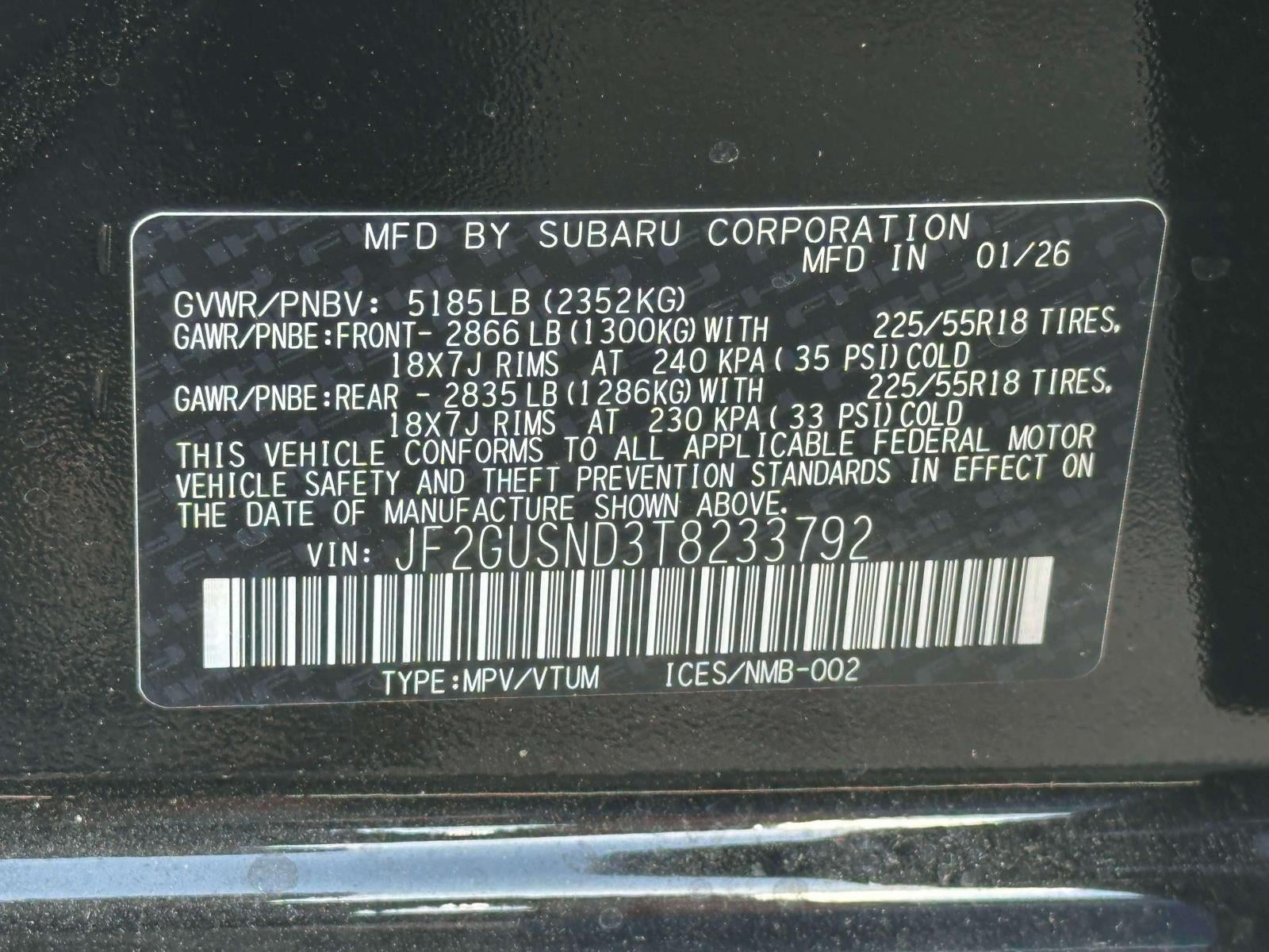 2026 Subaru CROSSTREK Limited Hybrid