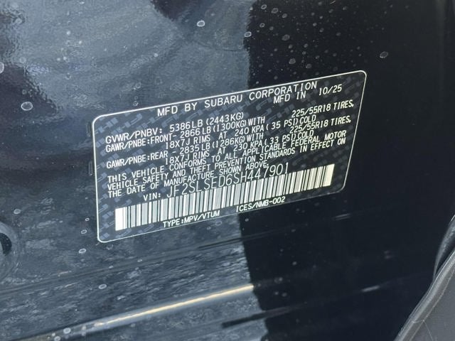 2025 Subaru FORESTER Premium Hybrid