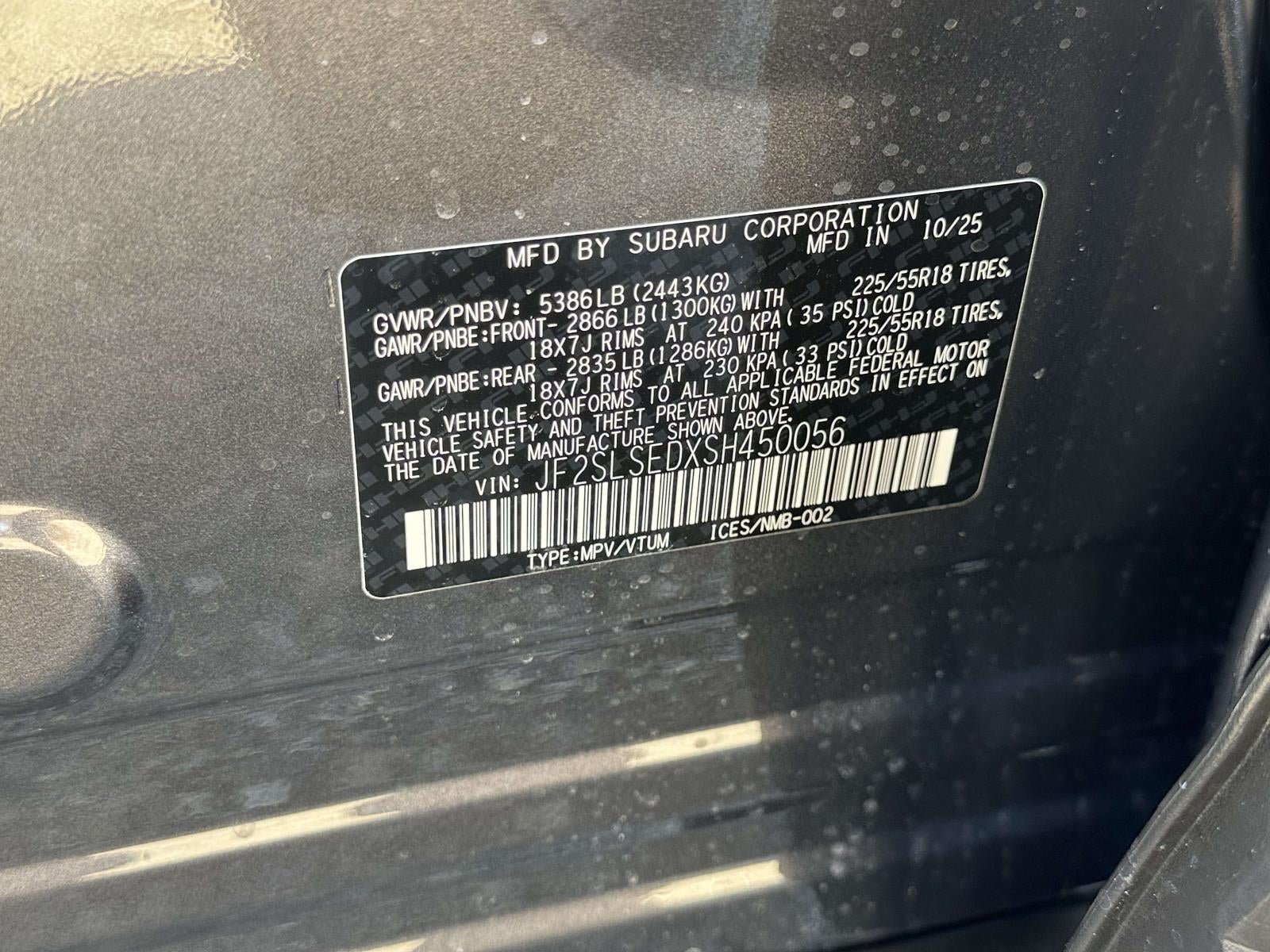 2025 Subaru FORESTER Premium Hybrid