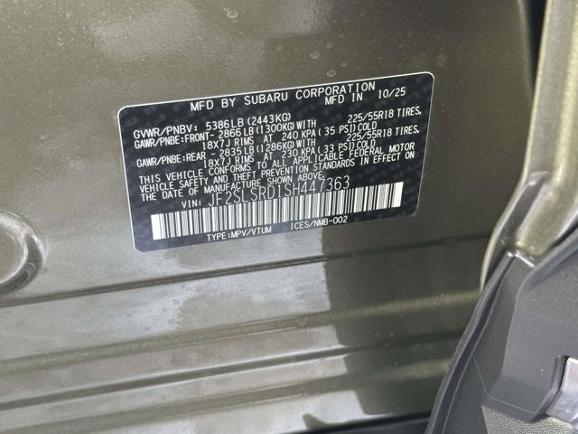 2025 Subaru FORESTER Limited Hybrid