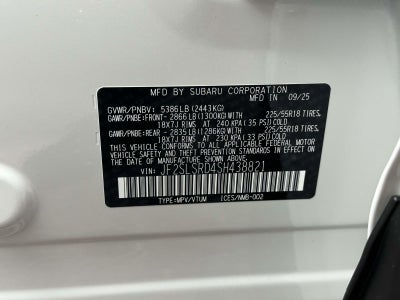 2025 Subaru FORESTER Limited Hybrid