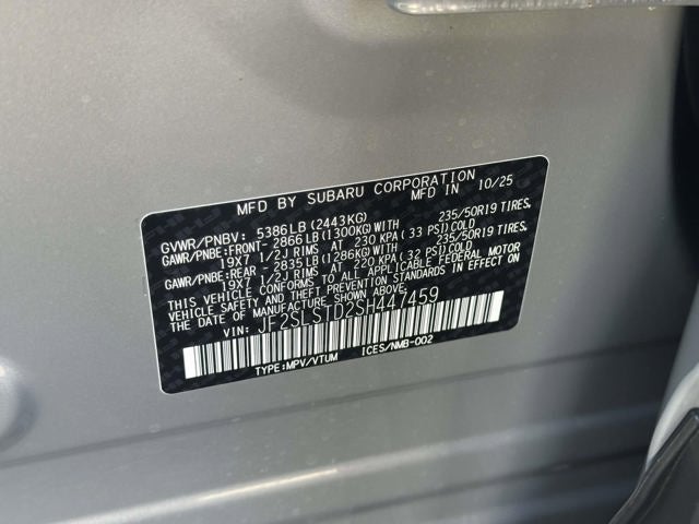 2025 Subaru FORESTER Touring Hybrid