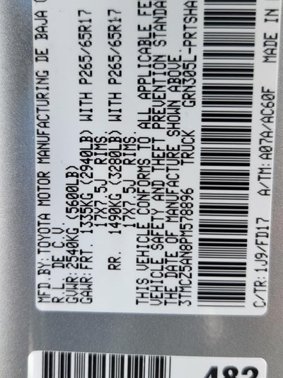 2023 Toyota Tacoma 4WD TRD Sport