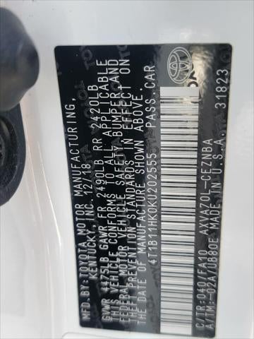 2019 Toyota Camry LE