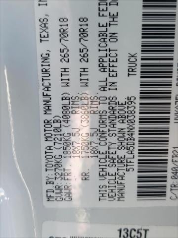 2022 Toyota Tundra 4WD SR5