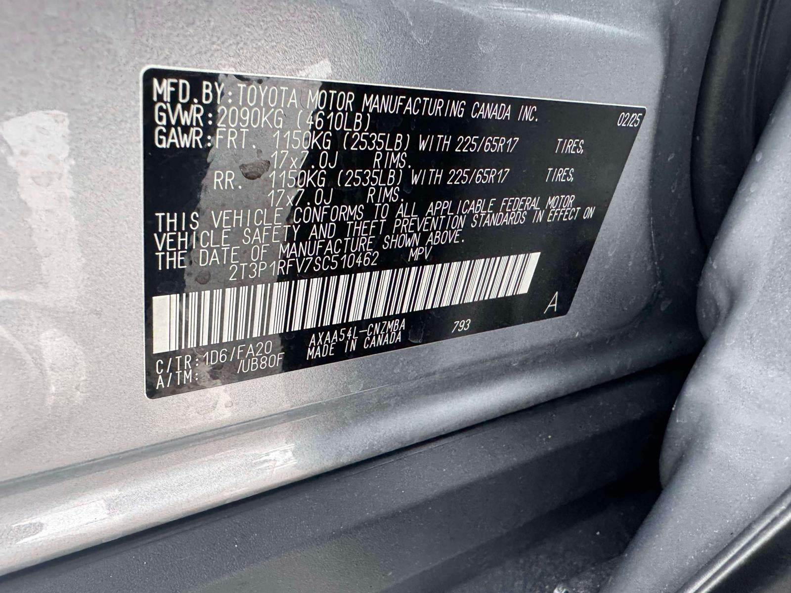 2025 Toyota RAV4 XLE AWD (Natl)