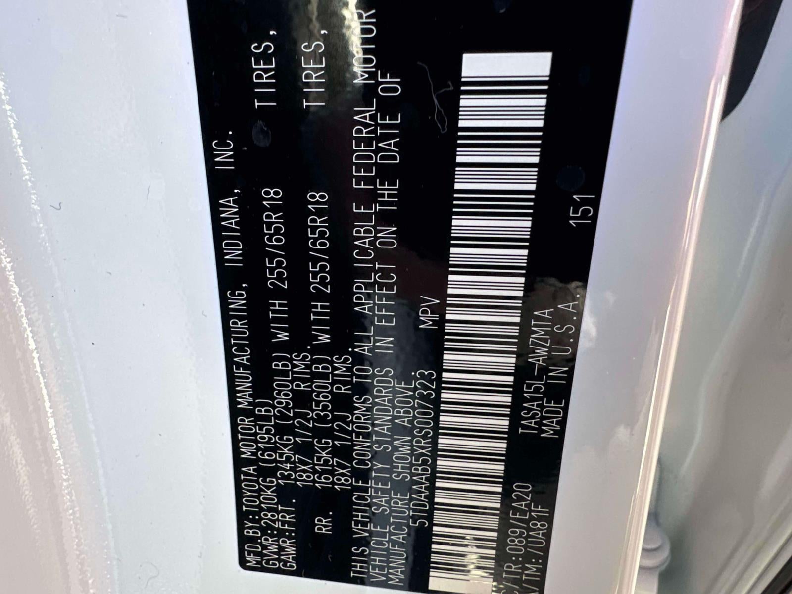 2024 Toyota Grand Highlander XLE AWD (Natl)