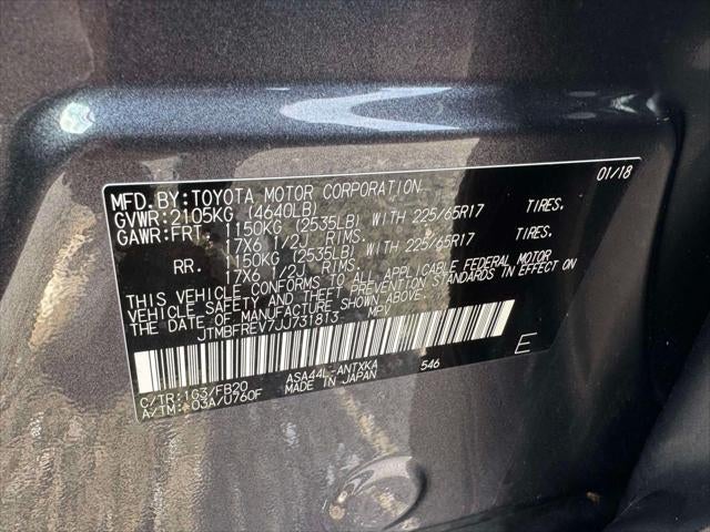 2018 Toyota RAV4 LE AWD (Natl)