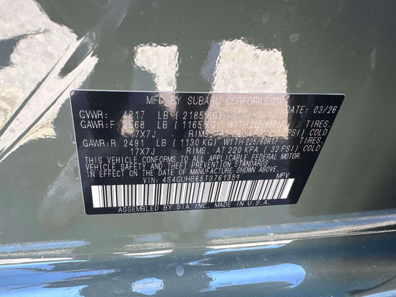 2026 Subaru CROSSTREK Base