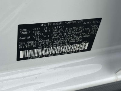 2026 Subaru CROSSTREK Base