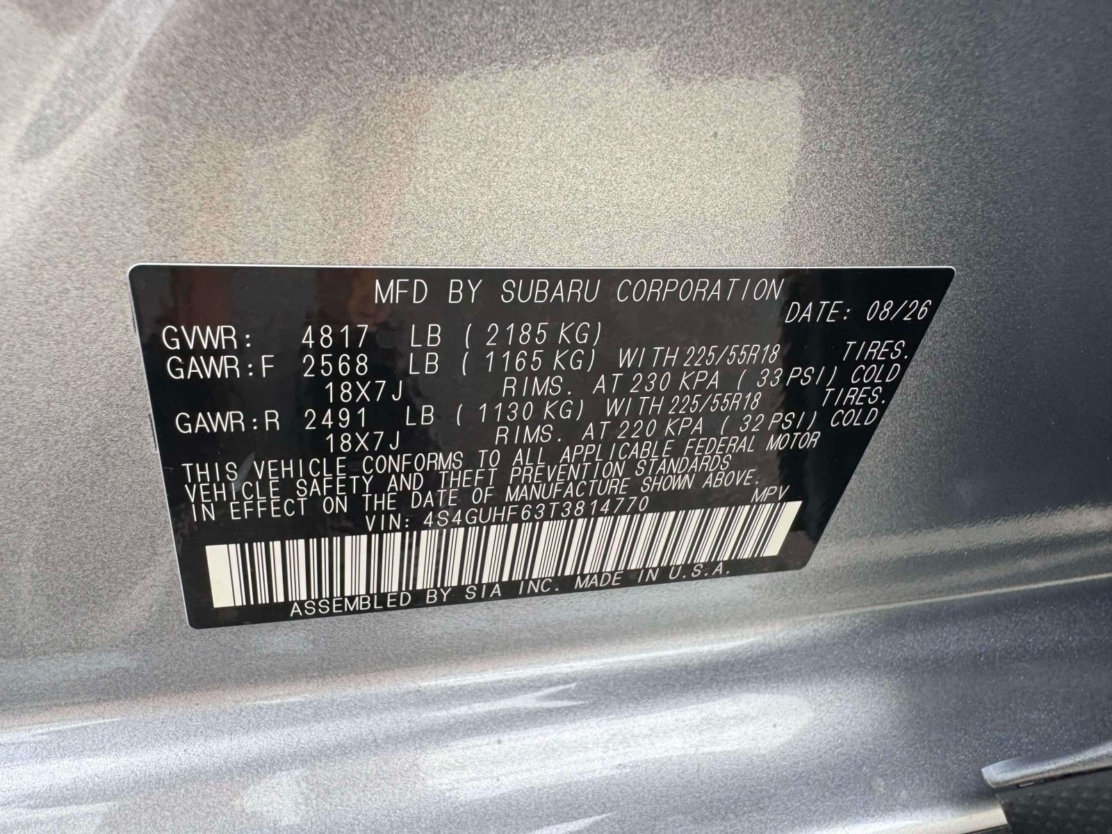 2026 Subaru CROSSTREK Sport