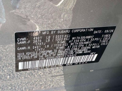2026 Subaru FORESTER Premium