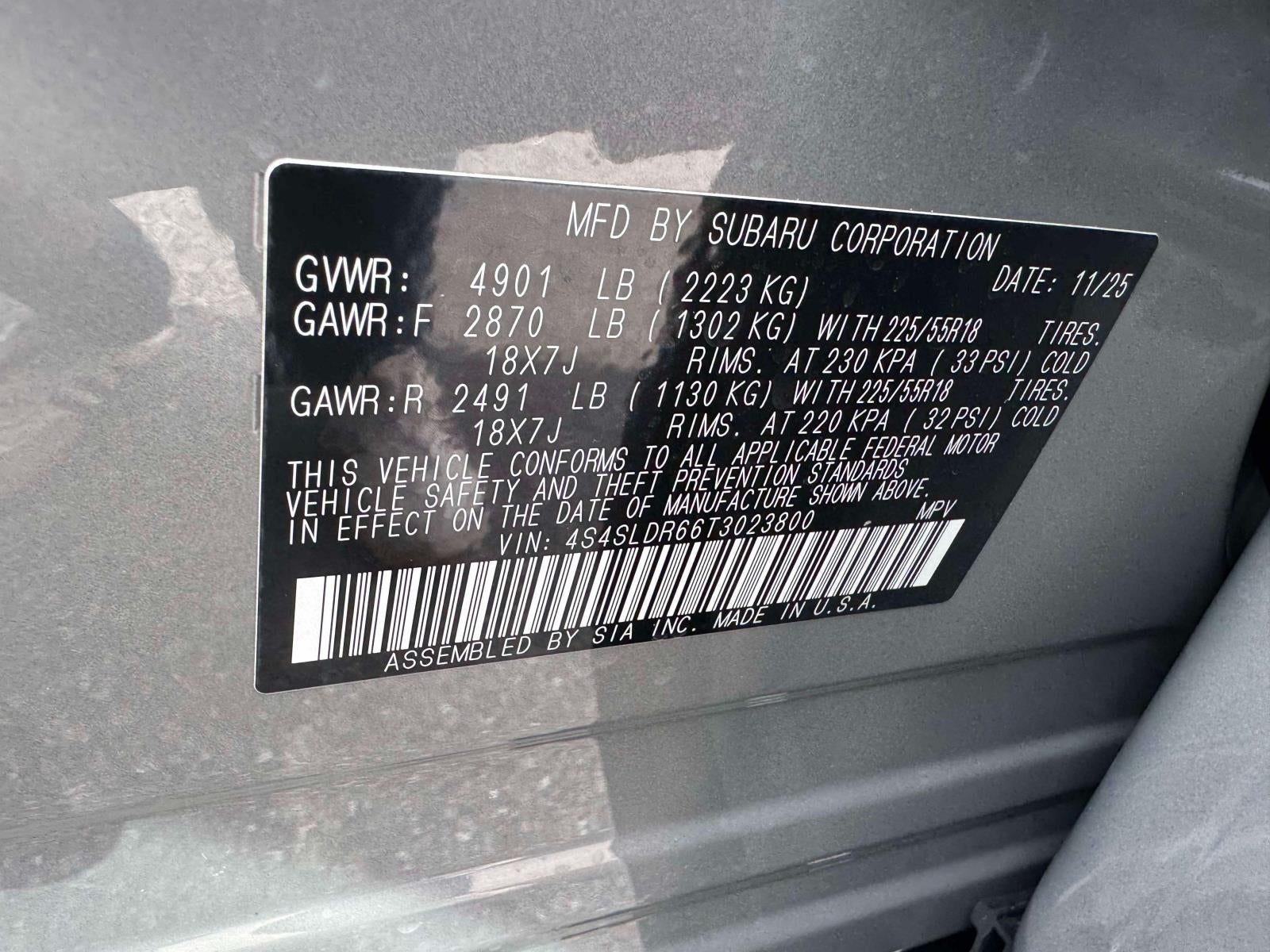 2026 Subaru FORESTER Limited