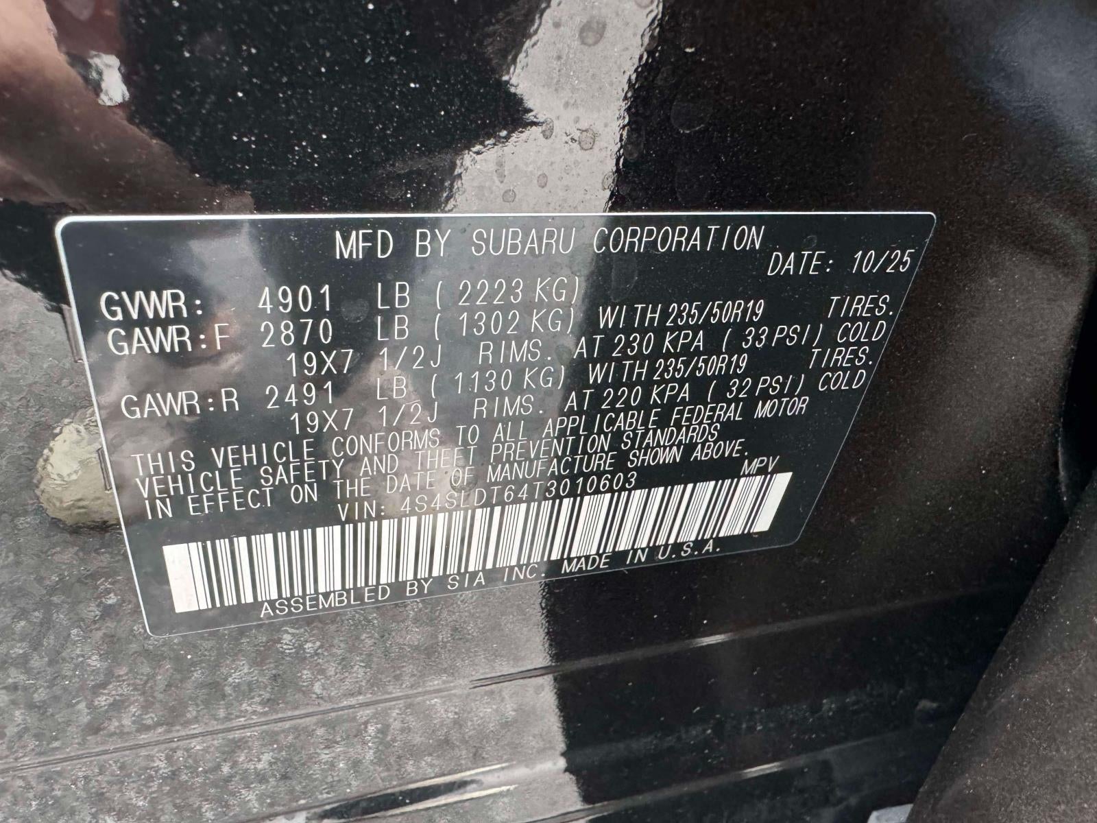 2026 Subaru FORESTER Touring