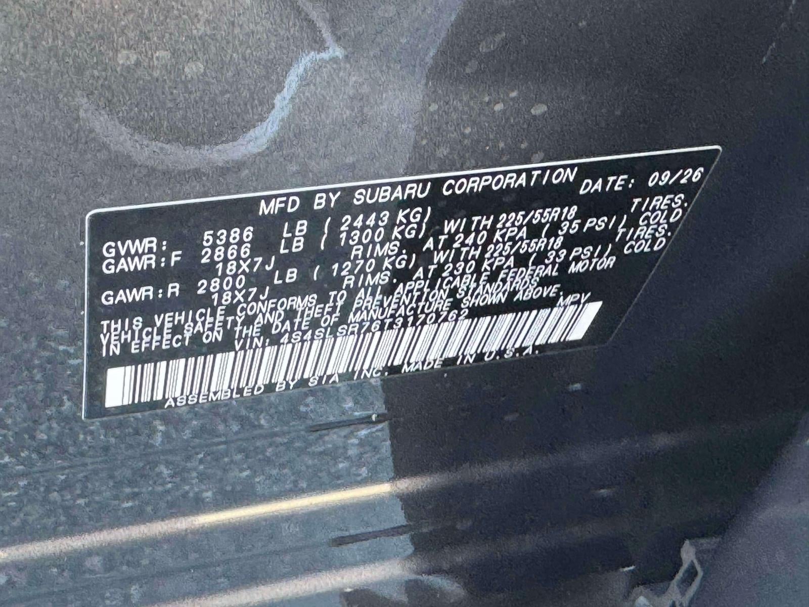 2026 Subaru FORESTER Limited Hybrid