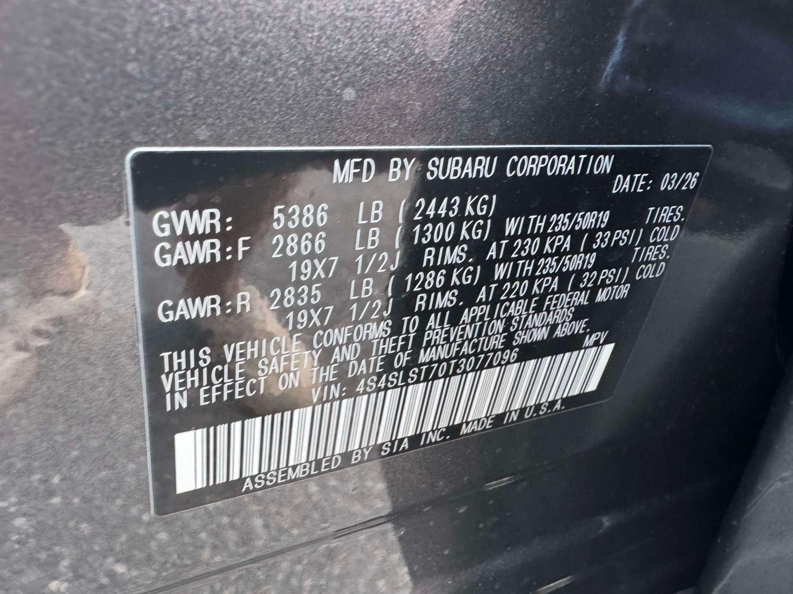 2026 Subaru FORESTER Touring Hybrid