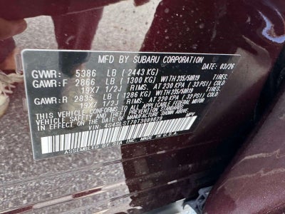 2026 Subaru FORESTER Touring Hybrid