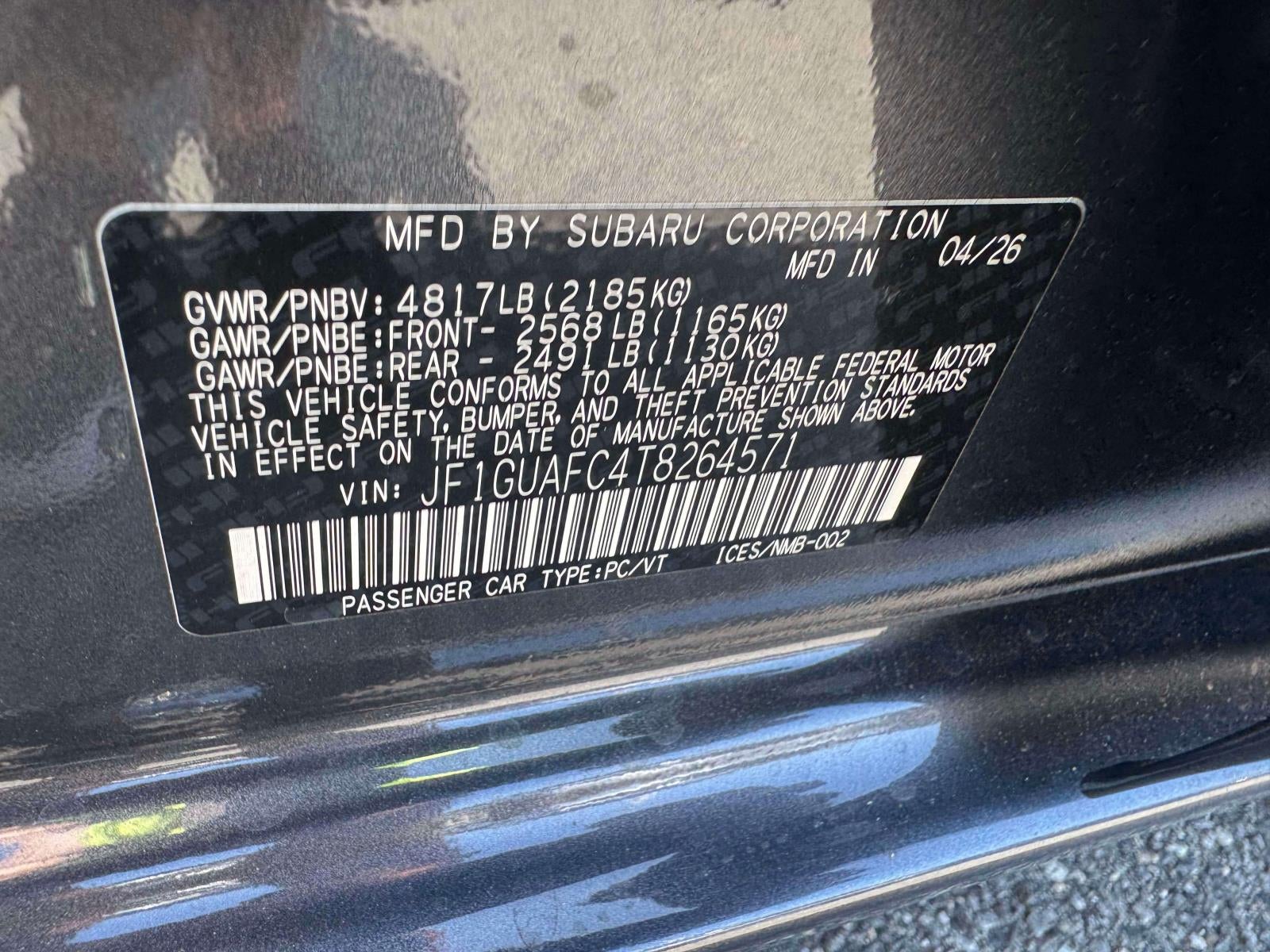 2026 Subaru IMPREZA Sport