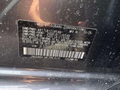 2026 Subaru IMPREZA Sport