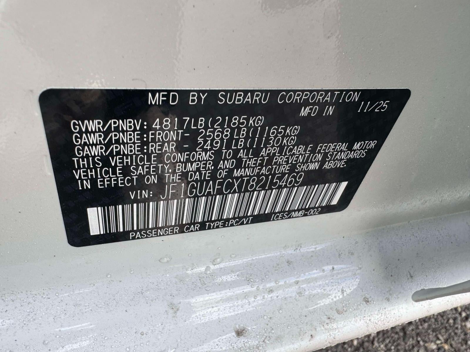 2026 Subaru IMPREZA Sport