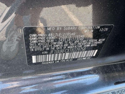 2026 Subaru IMPREZA Sport