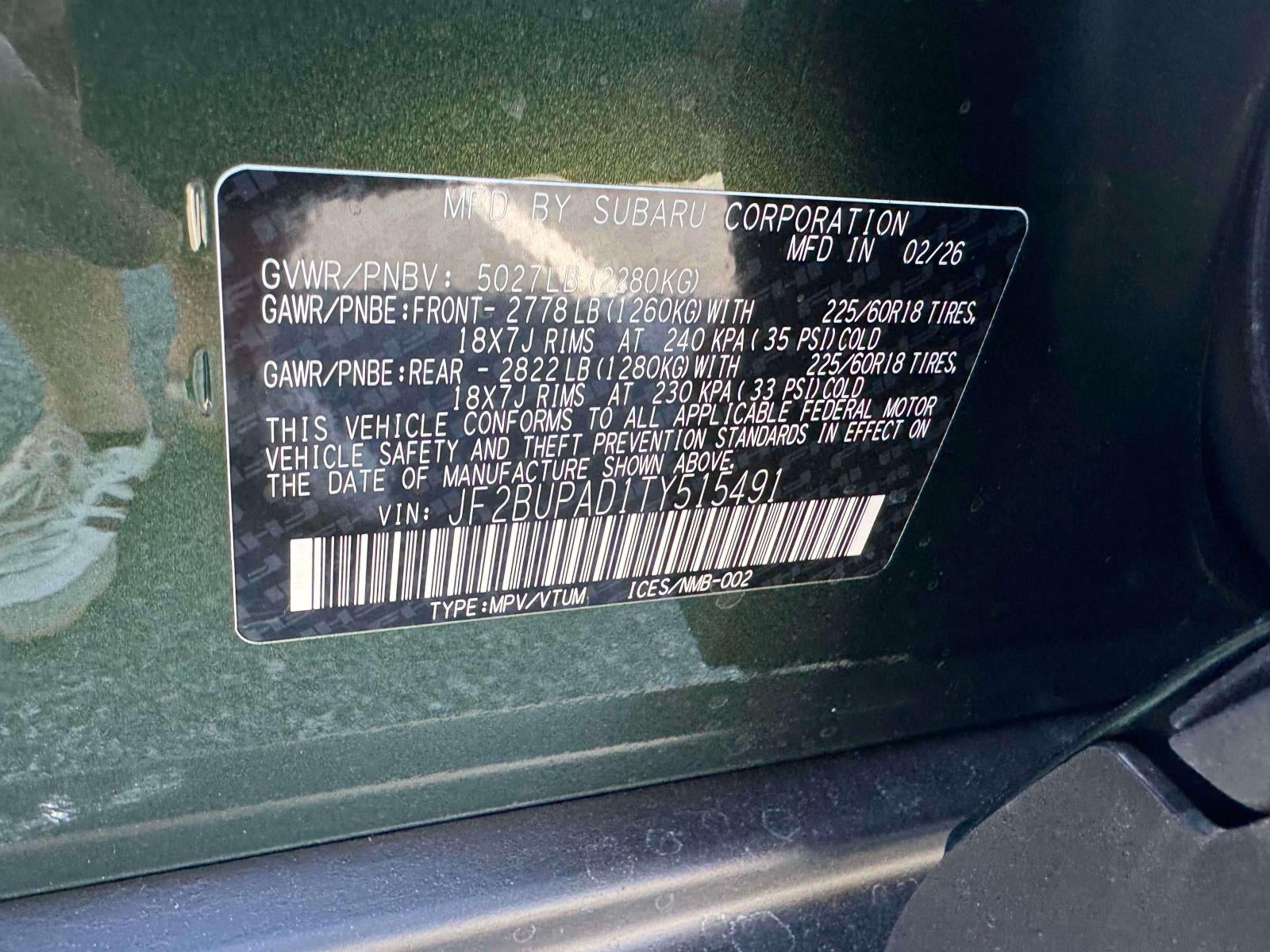 2026 Subaru OUTBACK Premium