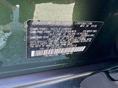 2026 Subaru OUTBACK Premium