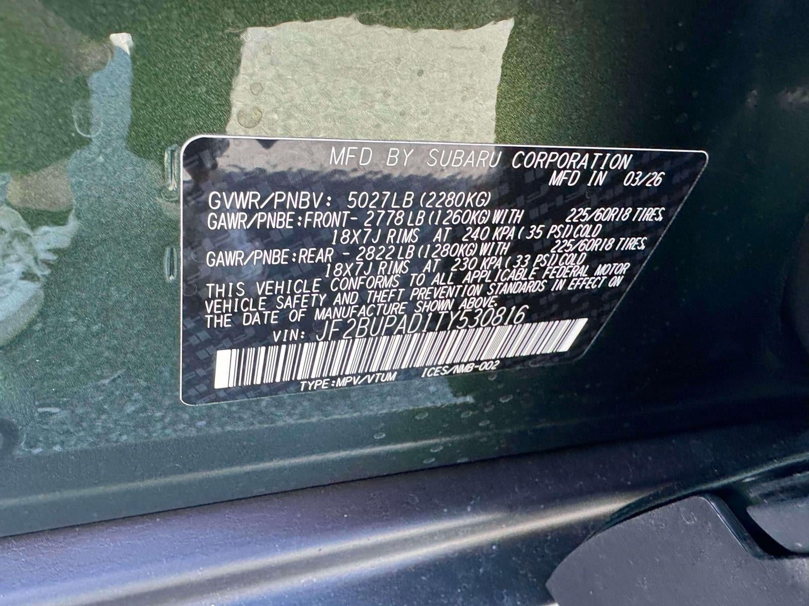 2026 Subaru OUTBACK Premium
