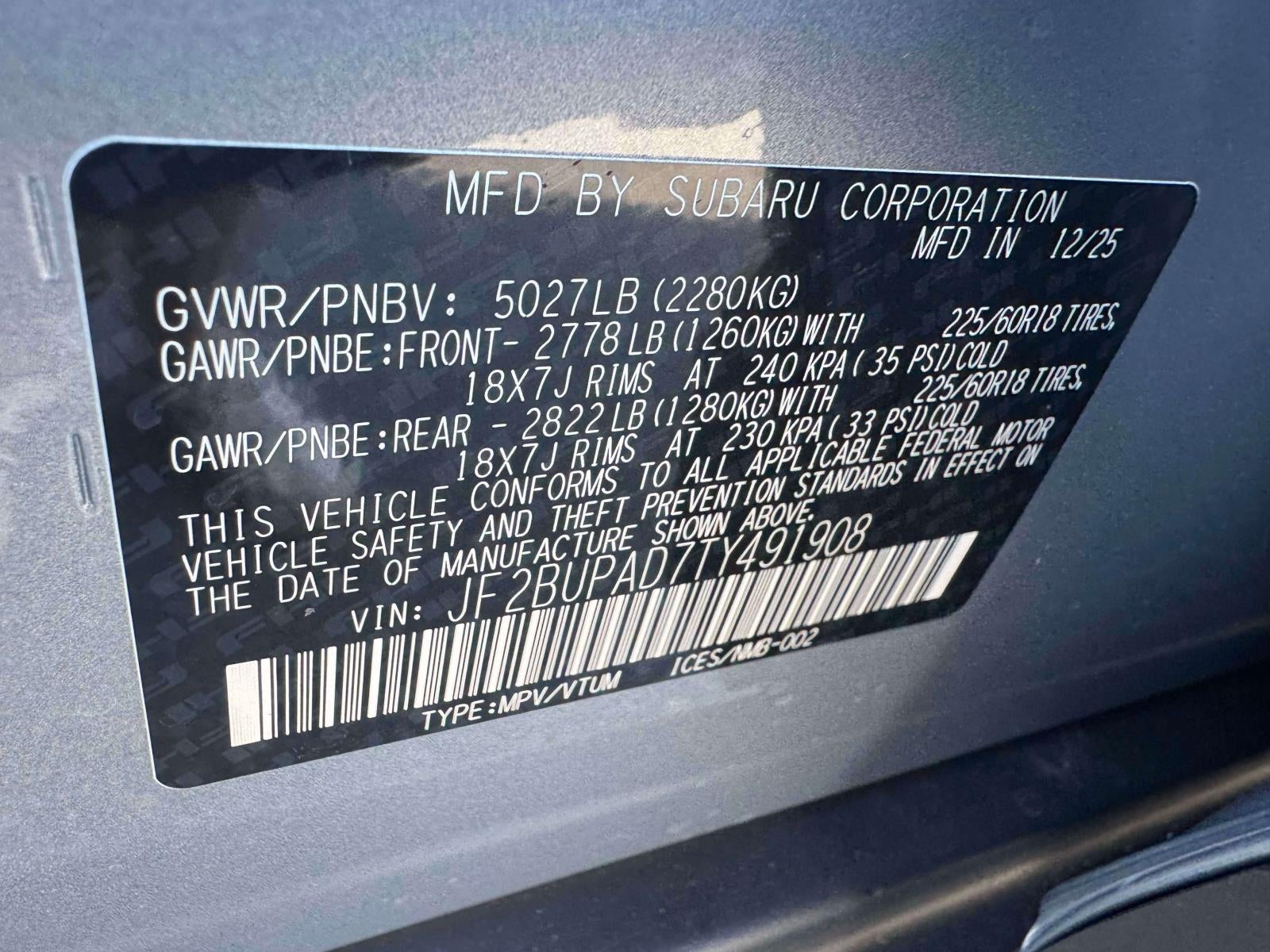 2026 Subaru OUTBACK Premium