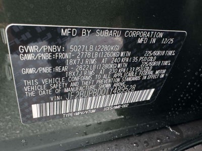 2026 Subaru OUTBACK Premium