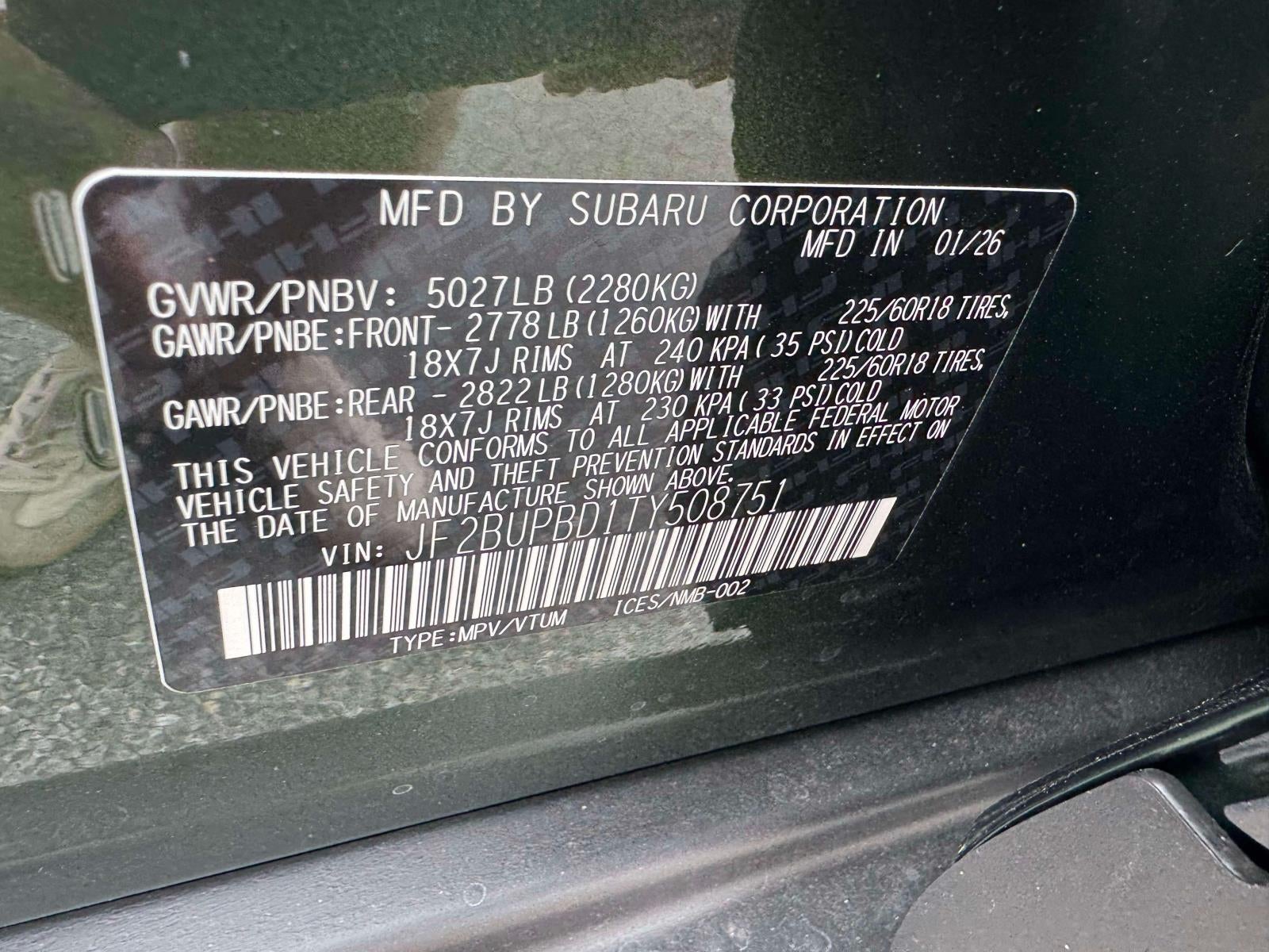 2026 Subaru OUTBACK Premium